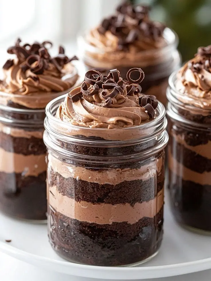 Rich chocolate jar cake from homemade cakes in Thrissur